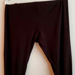 Black lularoe leggings solid tall and curvy tc